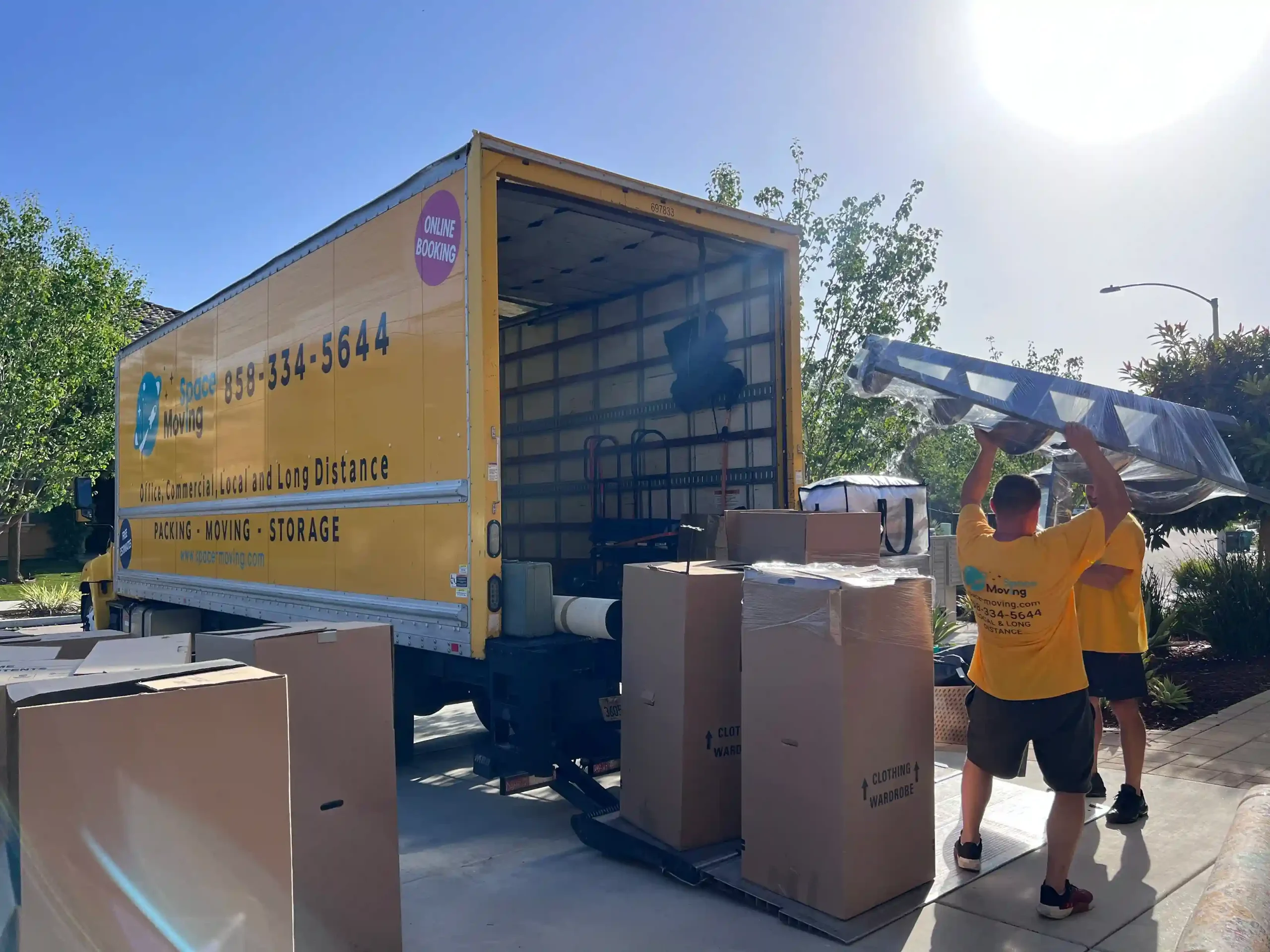 Professional Moving Services by Space Moving in San Diego